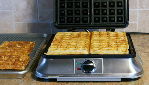 Making Overnight Waffles