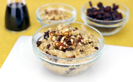 Maple Raisin Steel Cut Oatmeal