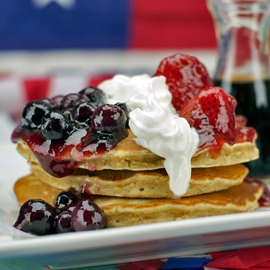 Pancakes For Fourth Of July