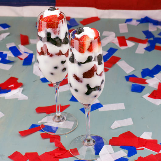 Fourth Of July Breakfast Parfaits