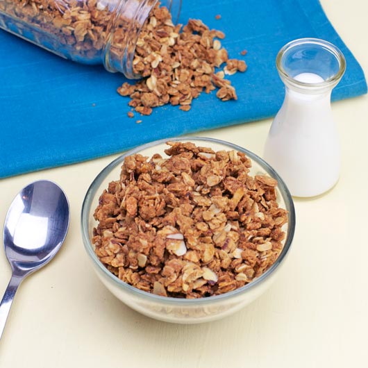 Bowl of Toffee Almond Granola