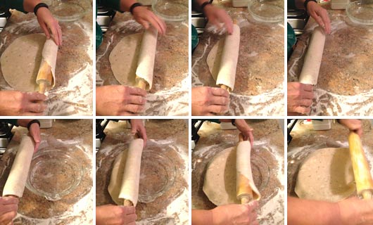 Transfer Dough To Pan Transfer Dough To Pan