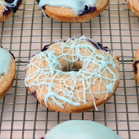 Baked Blueberry Cake Donut