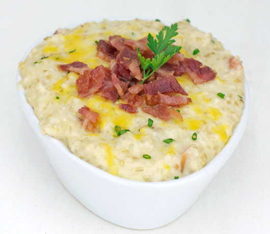 Bacon Cheddar Steel-Cut Oatmeal