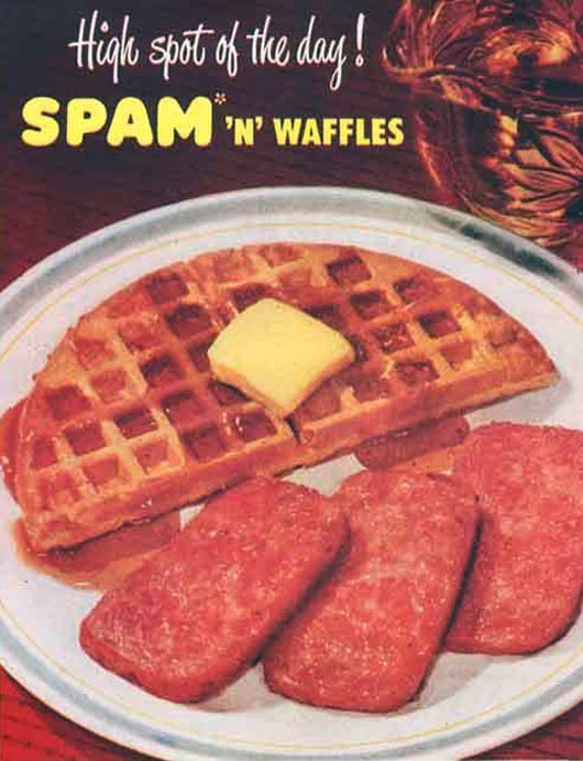 Spam N Waffles (1947 Vintage Recipe) Spam N Waffles (1947 Vintage Recipe)