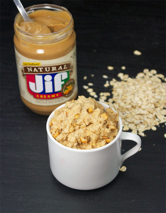 Microwave Peanut Butter Oatmeal