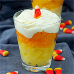 Candy Corn Fruit Parfaits