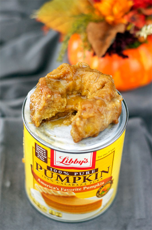 Serving Of Caramel Pumpkin Baked French Toast