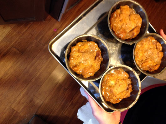 Caramel Pumpkin Baked French Toast In The Pan