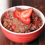 Chocolate-Covered Strawberry Oatmeal