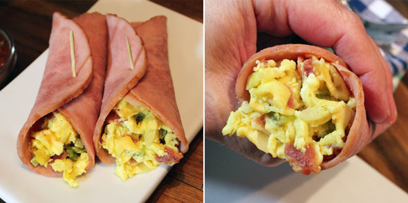 Ham-Wrapped Paleo Breakfast Burritos