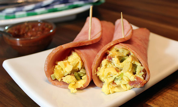 Ham-Wrapped Paleo Breakfast Burritos