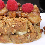 Extreme Banana Nut Crunch Stuffed French Toast