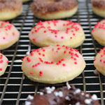 Mini Baked Cake Donuts