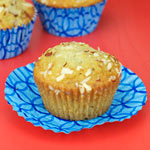 Almond Peach Muffins