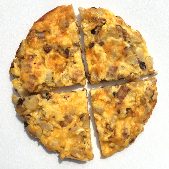 Cheddar Potato Frittata