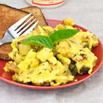 Basil Veggie Scramble