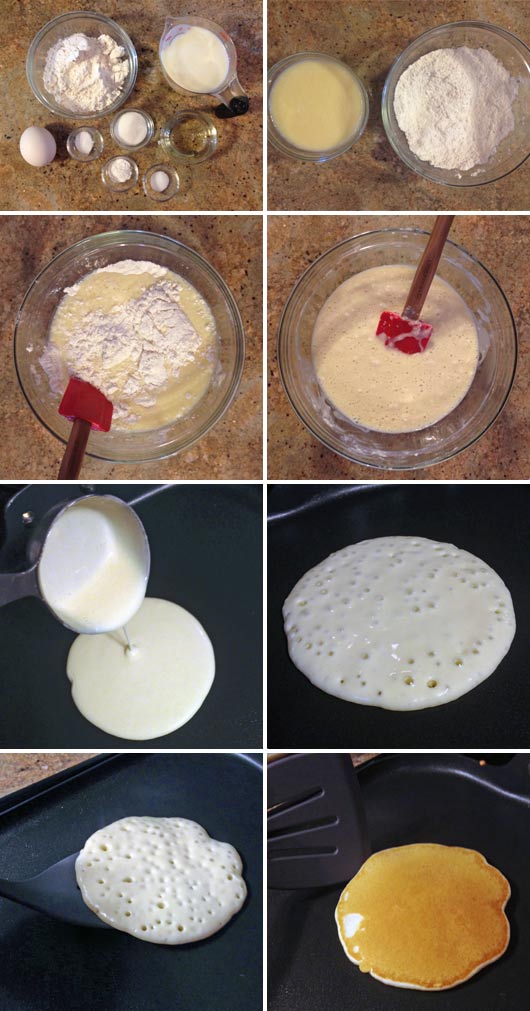 Making Basic Buttermilk Pancakes