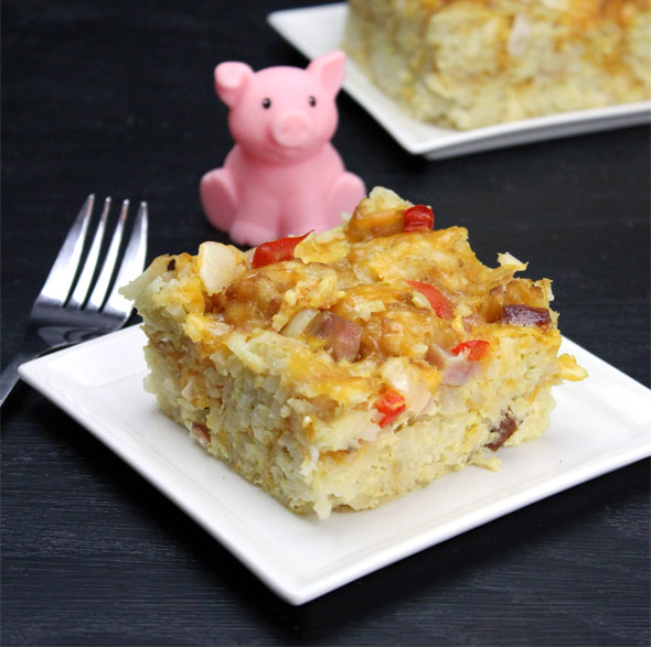 Ham'n Taters Breakfast Casserole