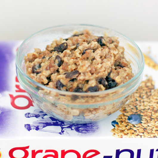 Cinnamon Raisin Grape-Nuts Oatmeal