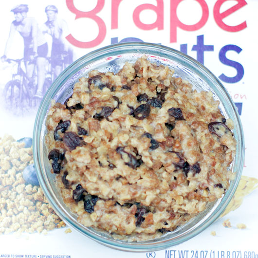 Cinnamon Raisin Oatmeal With Grape-Nuts