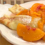 Peach Crepes