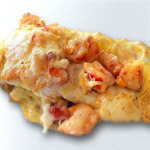 Shrimp And Cheese Omelette