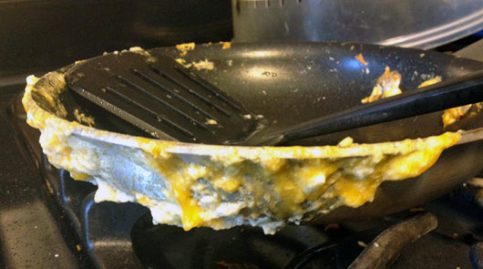 Foamy Omelette Fail