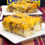 Bisquick Sausage Squares