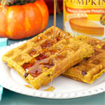 Cranberry Pumpkin Waffles