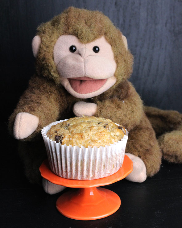 Chocolate Coconut Banana Bread Muffins