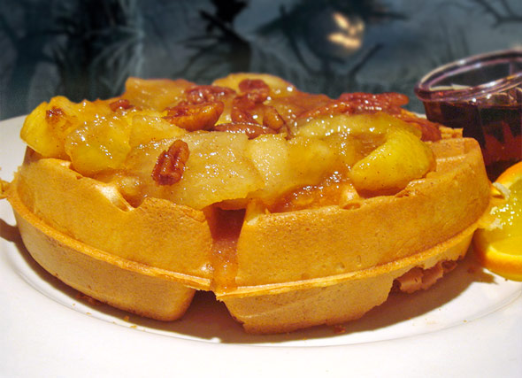 Double Apple Waffles