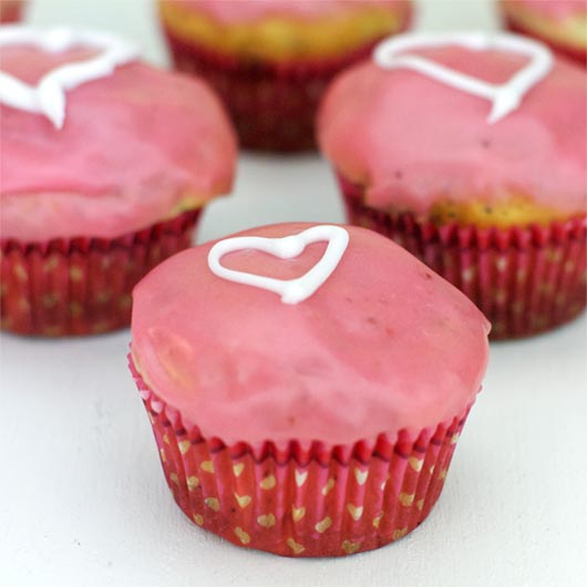 Strawberry and Cream Cheese Filled Muffins