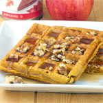 Pumpkin Apple Waffles