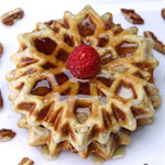 Nutty Maple Waffles