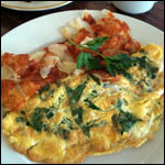 Spinach Omelettes