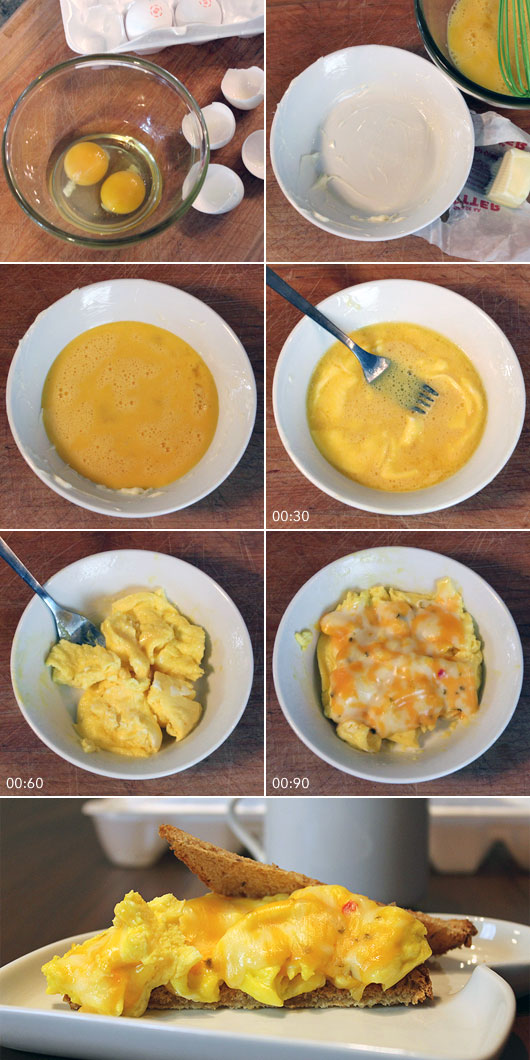 Microwave Scrambled Eggs Recipe