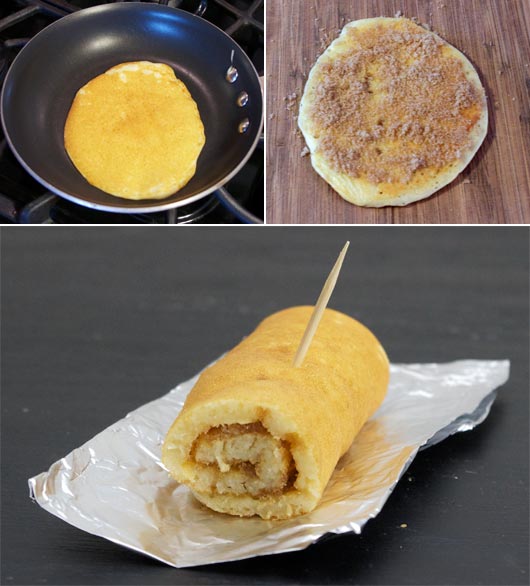 Brown Sugar Pancake Roll-ups