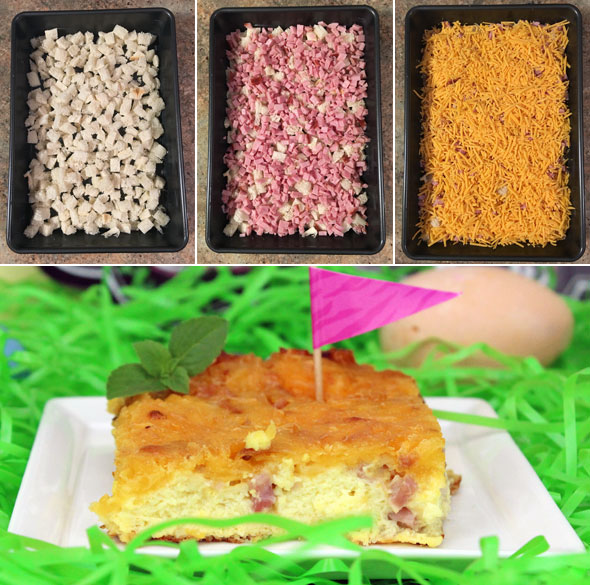 Making An Easter Morning Strata