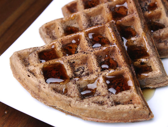 Super Chocolate Waffles Recipe Mrbreakfast Com