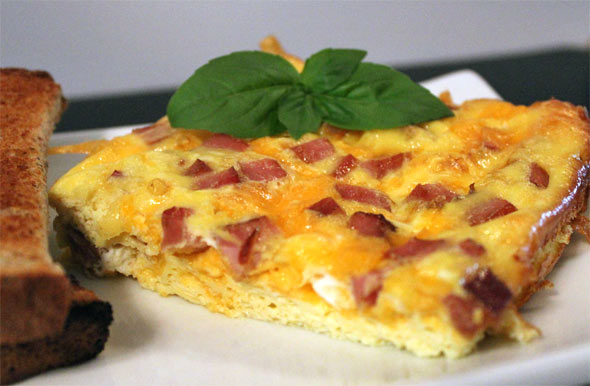 Ham & Cheese Baked Eggs