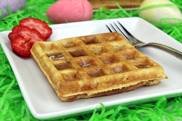 Easter Ham Waffles