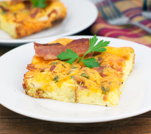 Breakfast Casserole With Bacon