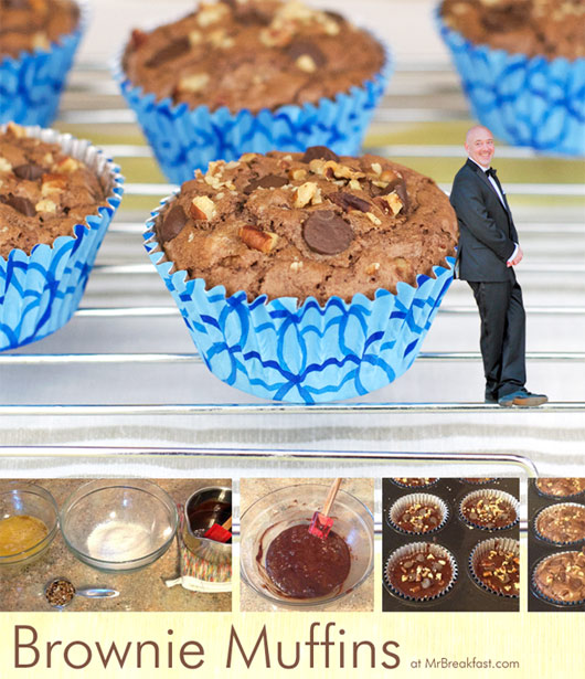 Brownie Muffins at MrBreakfast.com