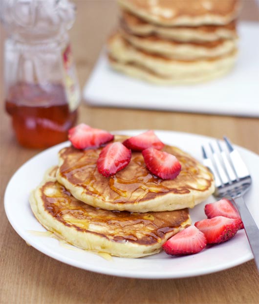 A Serving Of Honey Apple Pancakes