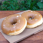 Baked, Not Fried... Salted Caramel Donuts