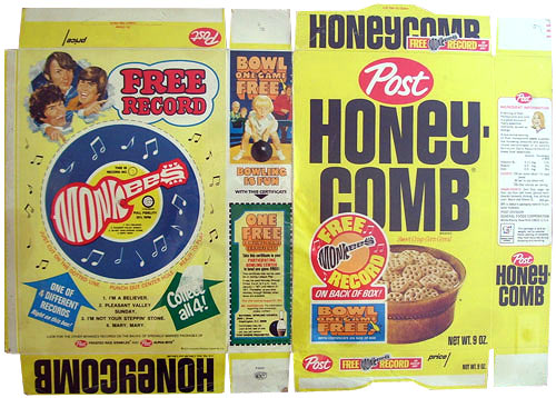 Honey Comb Monkees Flexi Record