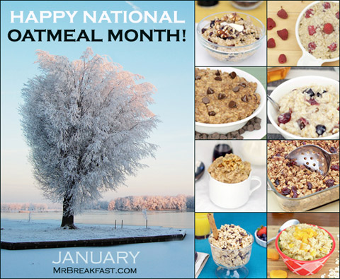January Is National Oatmeal Month