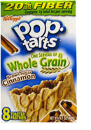 20% fiber pop-tarts