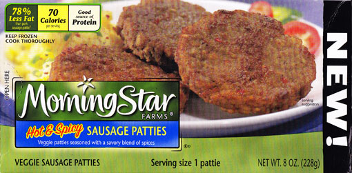 Morningstar Hot & Spicy Veggie Sausage Patties